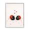 Stupell Industries Ladybugs Valentine's Hearts Framed Giclee Art